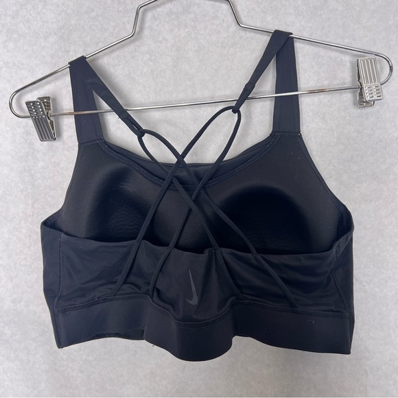 Nike black large sports bra strappy back - Picture 2 of 5